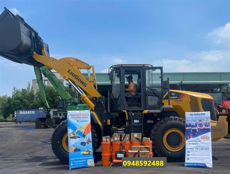 Video xe xúc lật CLG856H hộp số điện ZF